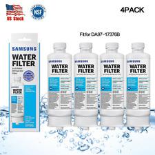 4 PACK Genuine Samsung DA97-17376B HAF-QIN/EXP REFRIGERATOR Water Filter US