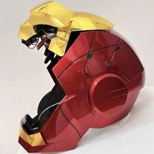 2024 Iron Man MK5 1:1 Helmet Wearable Voice-control Mask Cosplay Golden AUTOKING