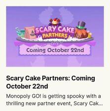 Monopoly Go Scary Cake Partner Event - FULL CARRY 80k Points ⚡ Non rush ⚡